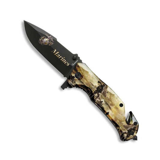 Albainox couteau de sécurité Couteau pliant tactique Albainox 18134 MARINES
