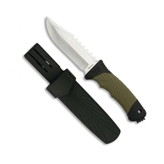 Albainox Couteaux de chasse Couteau tactique Albainox 32341 noir vert