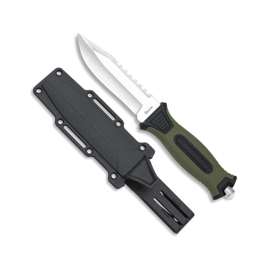 Albainox Couteaux de chasse Couteau tactique Albainox 32539 noir vert