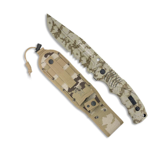 K25 Couteaux de combat Couteau tactique K25 camo désert 32162