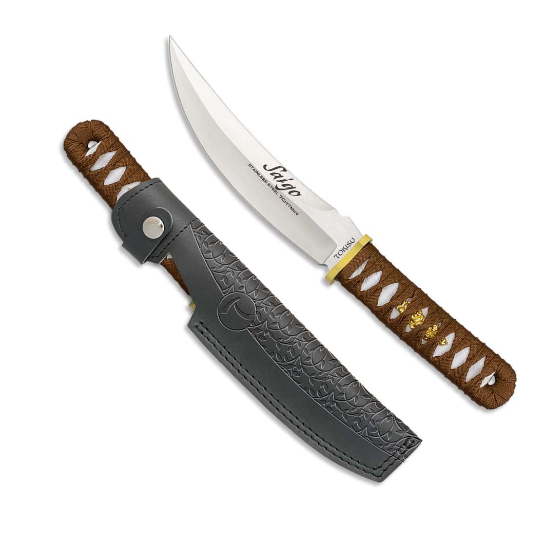 TOKISU Couteaux de chasse Couteau TOKISU encordé marron 32553 30.5 cm