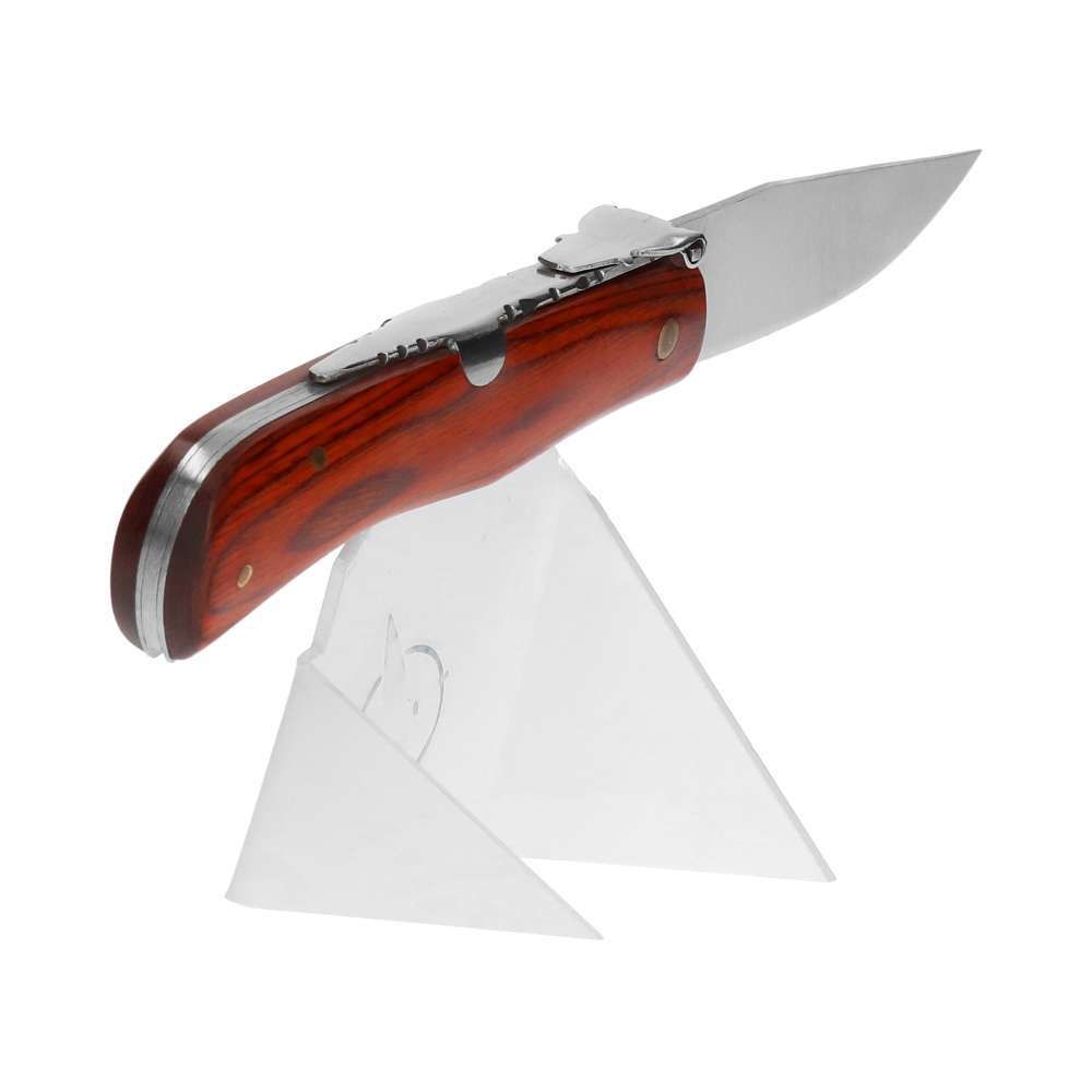 Couteau Albainox 01649 stamina rouge lame 8.3 cm - Couteau de poche - Albainox