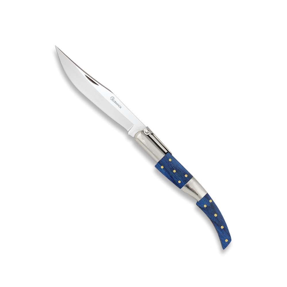 Couteau ARABE Carraca 01704 bleu lame 7 cm - Albainox