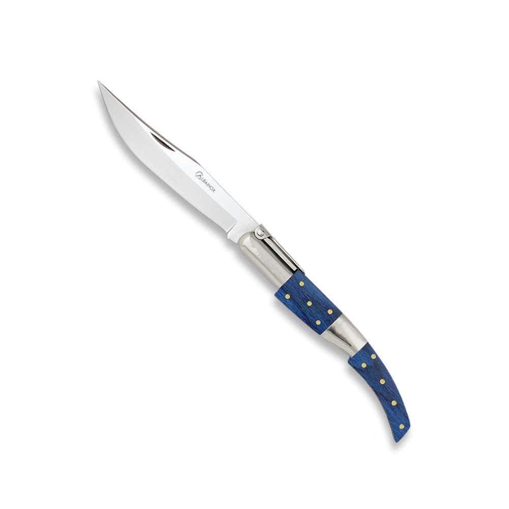 Couteau ARABE Carraca 01705 bleu lame 8.2 cm - Albainox