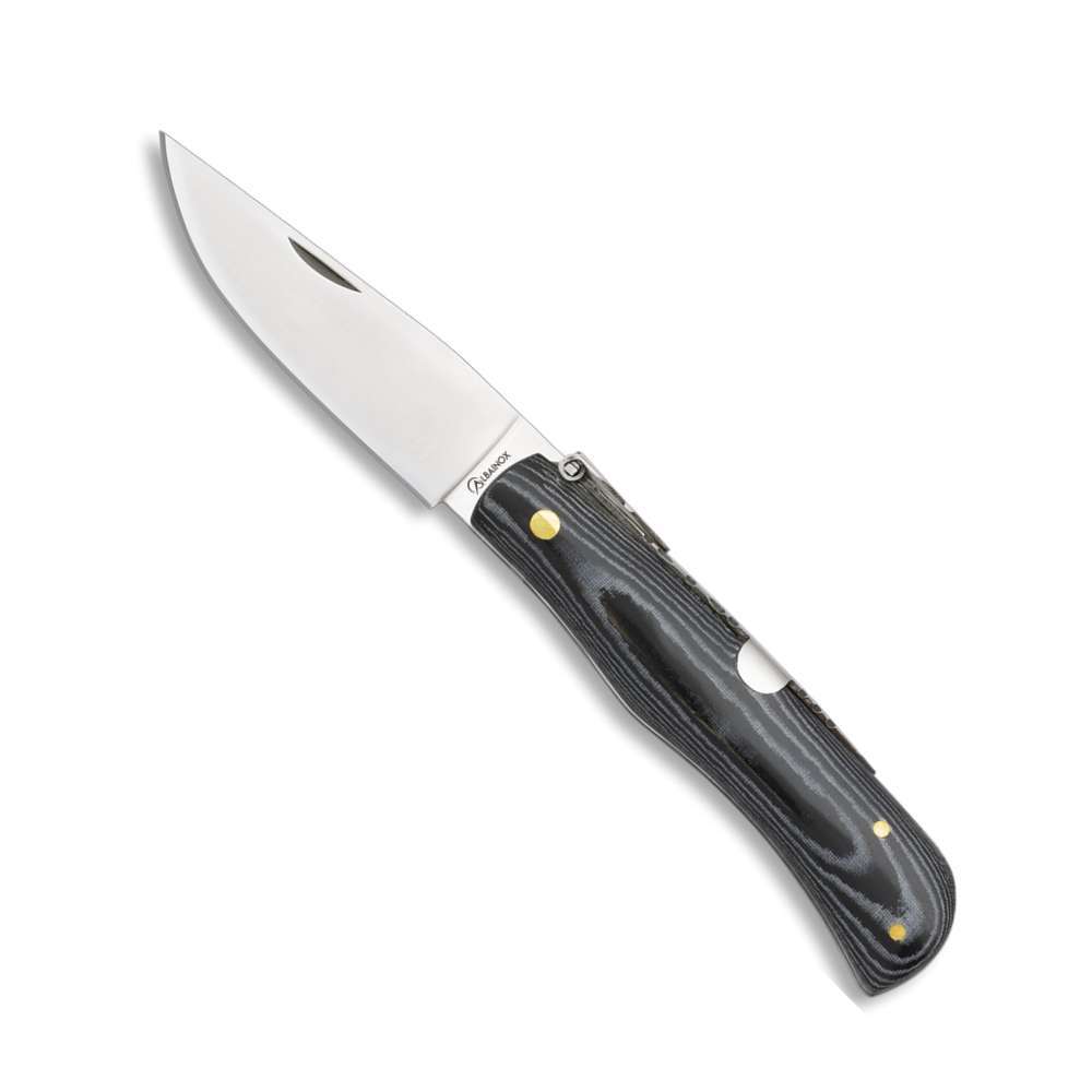 Couteau Albainox 01648 stamina noir lame 8.3 cm - Couteau de poche - Albainox