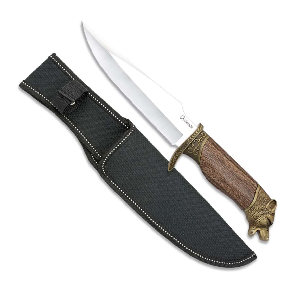 Couteau de chasse Grand Ours 32515 lame 17 cm - Couteaux de chasse - Albainox