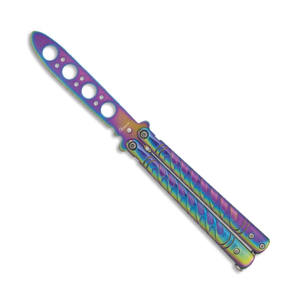 Couteau papillon entraînement Albainox 02205 Rainbow - Couteau papillon - Albainox