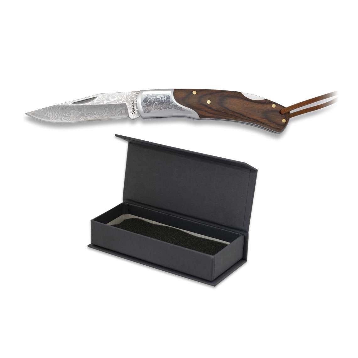 Couteau pliant Albainox 18558 damas 73 couches - Couteau de poche - Albainox